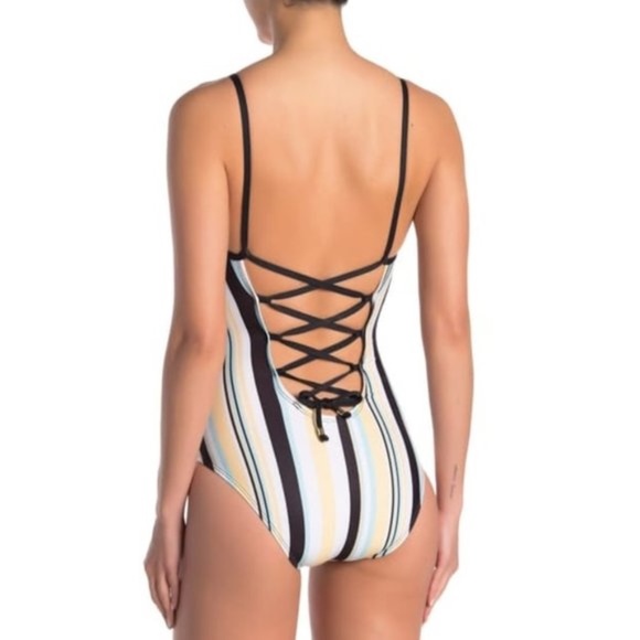 Ella Moss Tenacious Stripe One-Piece Swimsuit - Picture 2 of 7